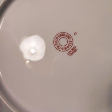 Manufacture Haviland - Tafelservies (15) - bloemboeketten en