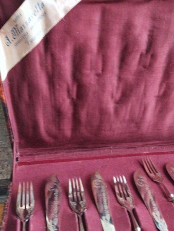 Ménagère (12) - Argent - Ensemble de 12 couverts