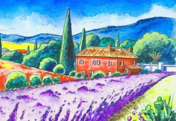 Sabrina RIGGIO (1988) - Provence, Antiek en Kunst, Kunst | Schilderijen | Modern