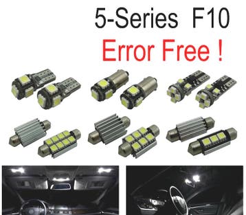 KIT 20 AMPOULES LED INTÉRIEUR POUR BMW SÉRIE 5 F10 520I 528I, Verzenden, Nieuw