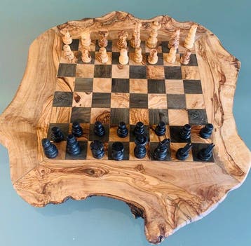 Schaakspel - Élégant - Intelligent ~ Jeu d’échecs artisanal