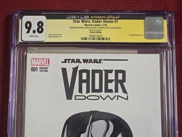 Star Wars Vader Down #1 (Blank Variant) - Sketch on cover, Nieuw