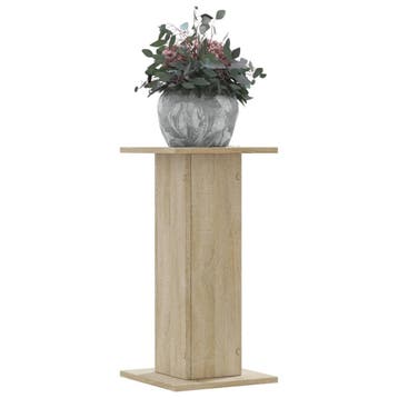 vidaXL Plantenstandaards 2 st 30x30x60 cm bewerkt hout, Verzenden, Nieuw