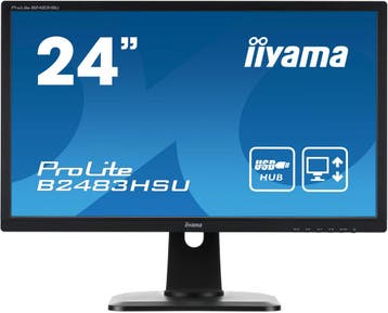 Iiyama Iiyama ProLite B2483HSU-B1DP A-Grade, Iiyama, 24", Full HD, Ophalen of Verzenden