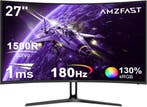 Gaming Monitor - Beeldscherm computer - 27 inch - Curved - 1, Verzenden, Nieuw