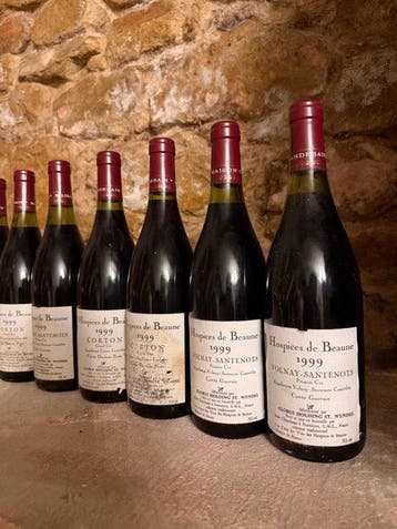 1996 x 4 Les Caves des Hautes-Cotes Bourgogne rouge, 1999 x, Collections, Vins