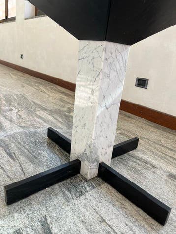 Table - Verre, Marbre, Métal, Antiek en Kunst