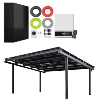 Solar Carport Pakket - 6.6 kW - 15x 440, Doe-het-zelf en Bouw, Ophalen of Verzenden, Nieuw