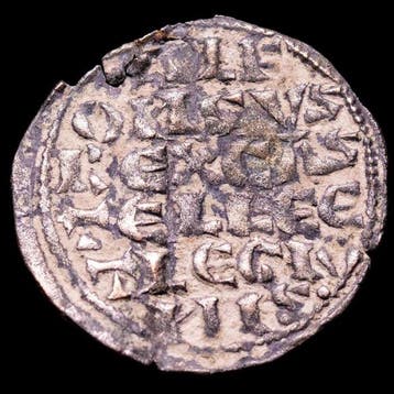 . Koninkrijk Castilië Alfonso X (1252-1284). Dinero de las 6
