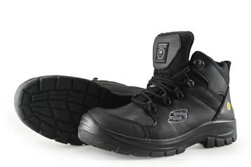 Skechers Veterboots in maat 40 Zwart, Verzenden, Boots