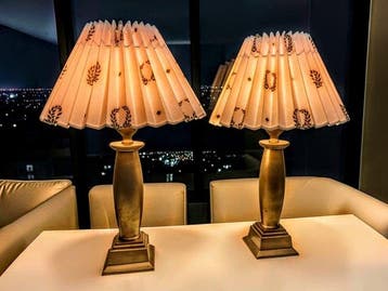 Frantzen - Lamp - Zware Kwaliteit Lampen Set - Brons - Twee