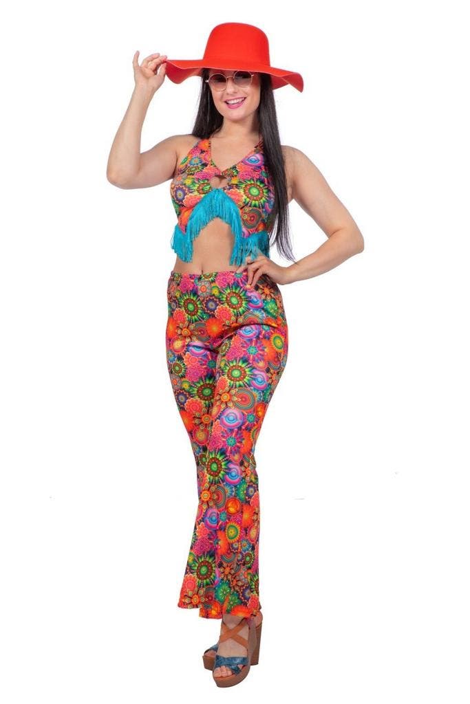 Hippie Set Dames, Kleding | Dames, Carnavalskleding en Feestkleding, Nieuw, Verzenden