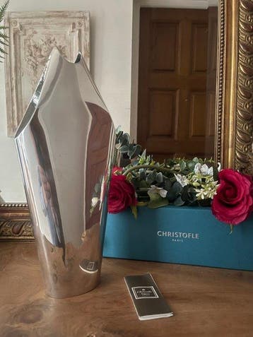 Christofle, Gallia - Lino Sabattini - Vaas - Verzilverd