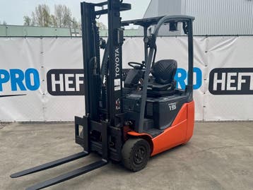 Toyota 8FBE15T hh 330 cm (2019) compact met ZGAN batterij, Heftruck