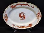 Meissen - Schaal - ovale schaal 34,8x25,5x4,5 cm Roter, Antiek en Kunst