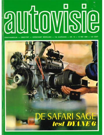 1968 AUTOVISIE MAGAZINE 19 NEDERLANDS, Nieuw