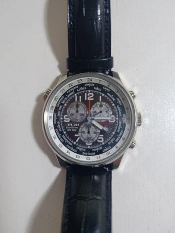 Citizen - Eco Drive Chronograph GMT - Sans prix de réserve -, Nieuw