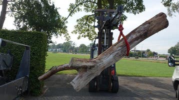 Remet mechanische houtgrijper boomstamgrijper, Ophalen