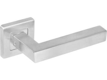 Veiling - INTERSTEEL Deurkruk Vaals op geveerde vierkant roz, Doe-het-zelf en Bouw, Nieuw