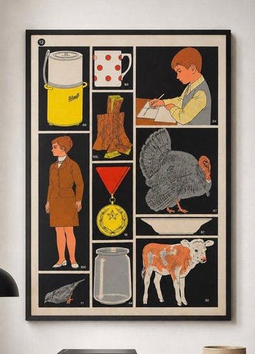 Josef Fogas - Silkscreen original industrial poster -