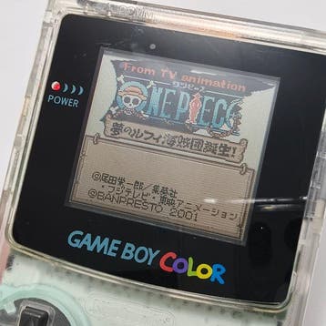 Nintendo - Gameboy Color - (Clear) + One Piece (Japanese, Nieuw