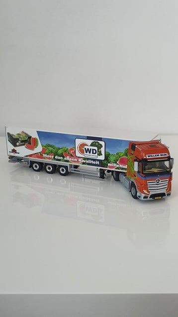 WSI 1:50 - Model vrachtwagen - Mercedes Actros Sattelzug, Hobby en Vrije tijd, Nieuw