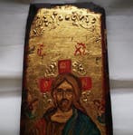 Icoon - Russische handgeschilderde icoon van Jezus