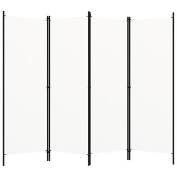 Paravent 4 panneaux blanc 200x180cm - Jusqua epuisement, Maison & Meubles, Verzenden