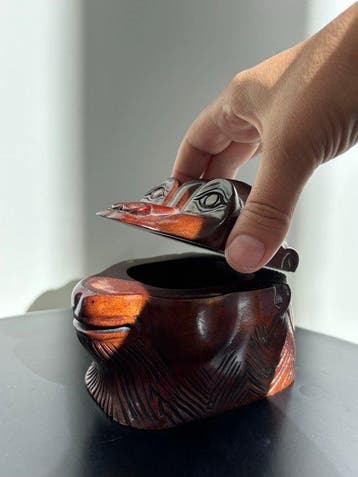 Boîte à tabac - Bois - Treen jar