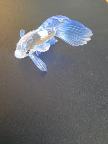 Swarovski - Beeldje - Siamese fighting fish blue - 236718 -
