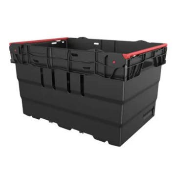 Nestbare Stapelbak 600x400x360 mm euronorm zwart, Doe-het-zelf en Bouw, Ophalen of Verzenden, Nieuw