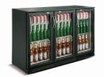Barkoeler Zwart 298L | 3 Glas Deuren | 230V | Geforceerd |, Verzenden