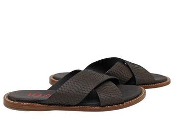 ISAIA NAPOLI - 9 UK - 43 IT - Sandal Shoes Python Leather