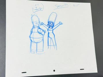 Gracie Films (1992) - Originele animatietekening van Homer, CD & DVD, DVD | Films d'animation & Dessins animés