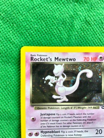 Pokémon - 1 Card - Mewtwo 14 Holo - WOTC - Gym Challenge, Hobby en Vrije tijd, Verzamelkaartspellen | Pokémon, Nieuw
