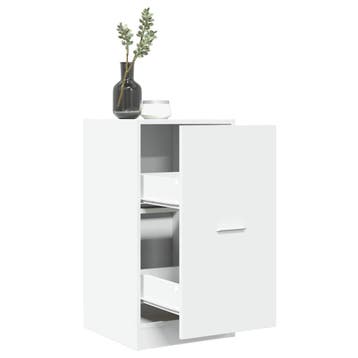 vidaXL Apothekerskast 40x41x77,5 cm bewerkt hout wit, Huis en Inrichting, Verzenden, Nieuw