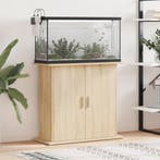 vidaXL Aquariumstandaard Sonoma Eiken 81x36x73 cm Bewerkt, Verzenden