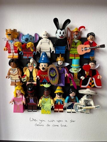 ISV Art - Framed Art - Lego Disney - Wish upon a star