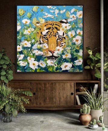 Brooksby - Tiger in the Cosmos XL