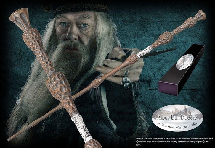 Harry Potter Toverstaf Albus Dumbledore, Verzamelen, Harry Potter, Nieuw, Ophalen of Verzenden