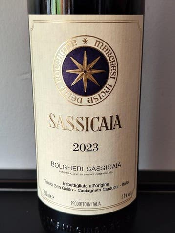 2023 Tenuta San Guido, Sassicaia - Bolgheri DOC - 1, Verzamelen, Wijnen, Nieuw
