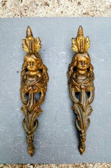Decoratief ornament - Frankrijk - 19e eeuw met stempel