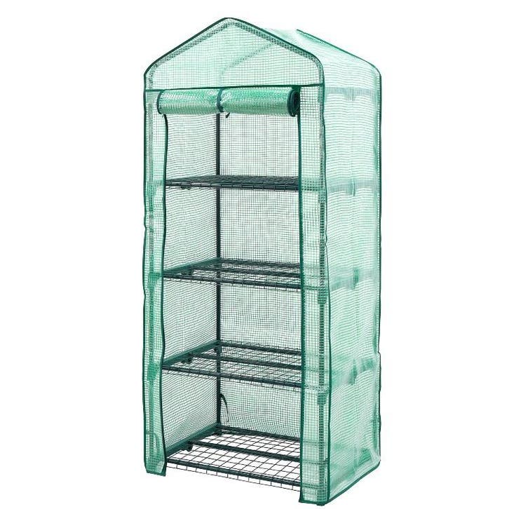 Lendo Online Serre de Jardin 69×49×160 cm PE Verte, Tuin en Terras, Kassen