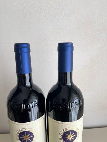 2022 Tenuta San Guido, Sassicaia - Bolgheri - 2 Fles (0,75, Verzamelen, Nieuw
