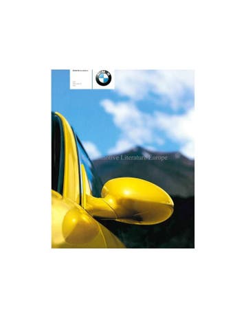 2002 BMW M PROGRAMMA BROCHURE NEDERLANDS, Nieuw