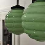 Plafondlamp (2) - Opaline glas - Art Deco-lampen