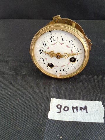 Pendule de cheminée - Laiton - 1850-1900 - Quatre horloges
