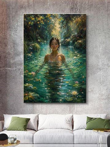 Shayer - She Dissolves Into Silence - XL - 60x80cm - 1/1