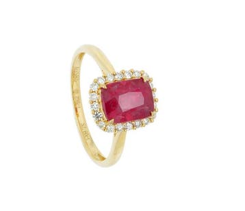 Zonder minimumprijs - Ring - 14 karaat Geel goud - 2.83ct.