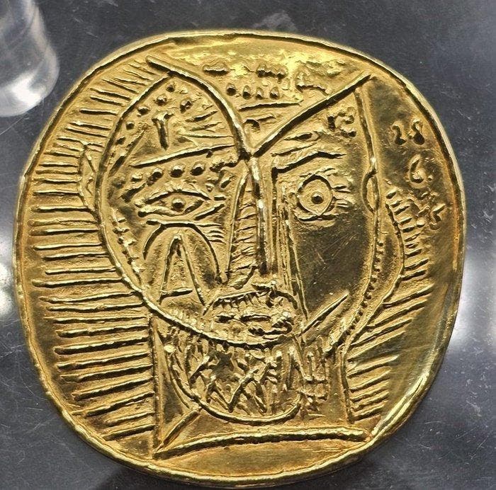 Pablo Picasso (1881-1973) - sculptuur, Visage de Faune -, Antiquités & Art, Antiquités | Autres Antiquités